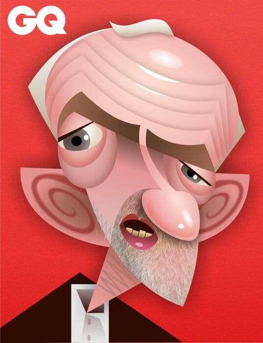 Jeremy Corbyn caricature