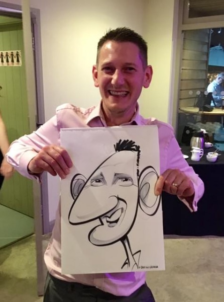 CARICATURE ARTIST GALLERY - Portfolio of celebrity caricatures by George